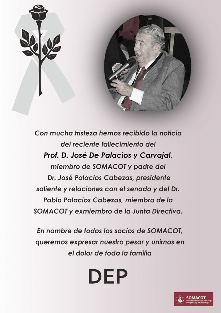 Fallece el Profesor D. José De Palacios y Carvajal