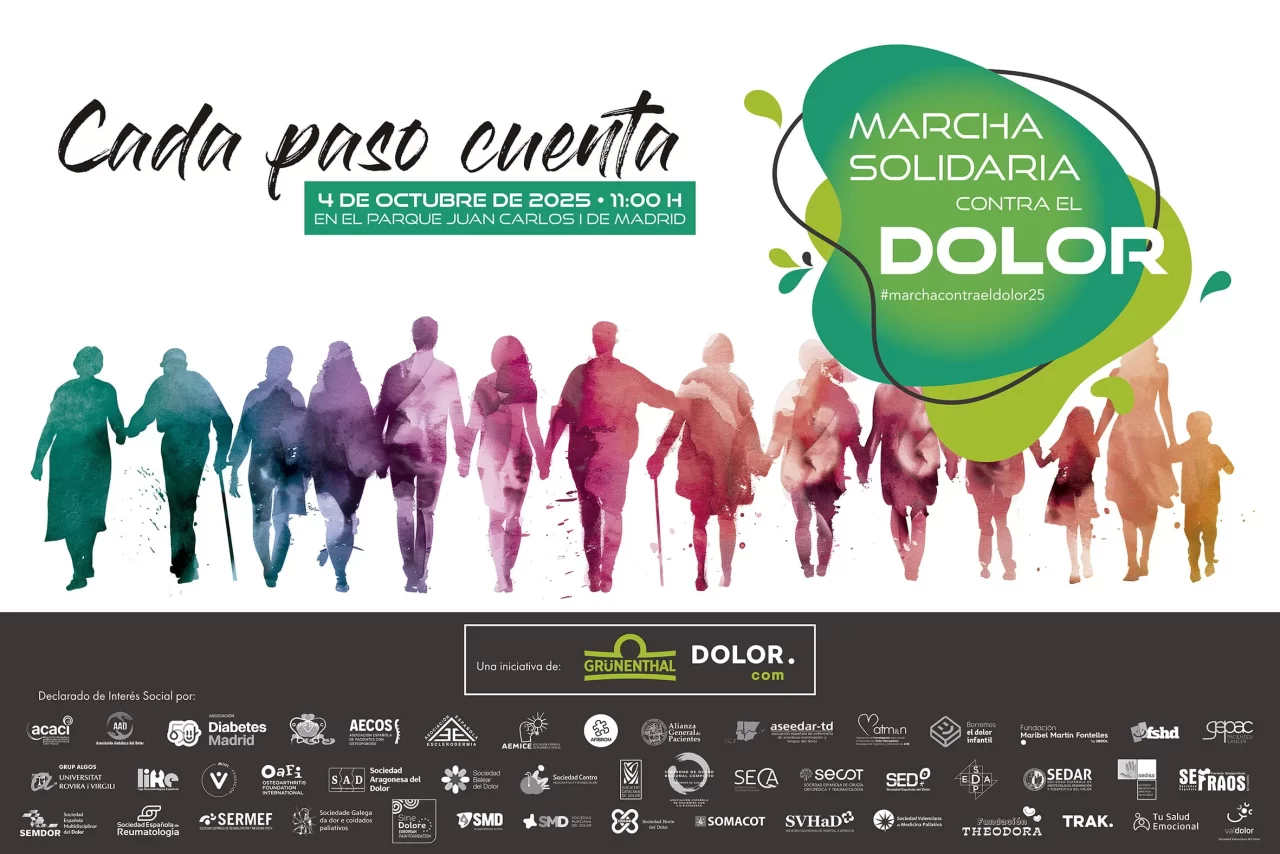 SOMACOT auspicia la 2ª Marcha Solidaria contra el Dolor que se celebrará en Madrid el 4 de octubre
