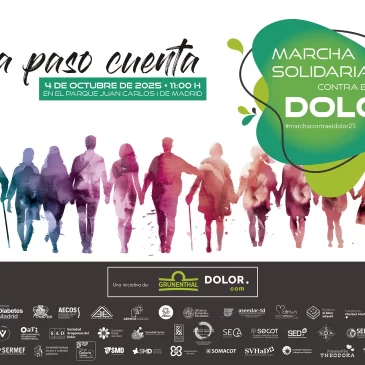 SOMACOT auspicia la 2ª Marcha Solidaria contra el Dolor que se celebrará en Madrid el 4 de octubre